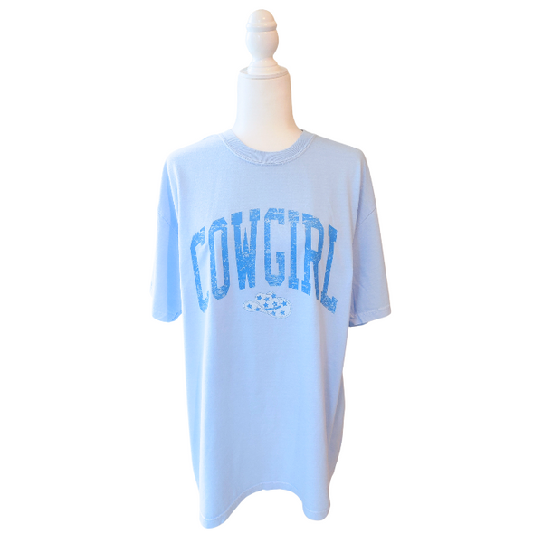 Embrace your inner cowgirl with our trendy COWGIRL TSHIRT. Featuring a COWGIRL HAT DESIGN and COMFORT COLORS BRAND GRAPHIC TEE, this shirt is perfect for any COUNTRY GIRL. Size up for a relaxed, oversized fit and pair with boots for a cute NASHVILLE OUTFIT IDEA. Take a risk and stand out in our COUNTRY SHIRT!