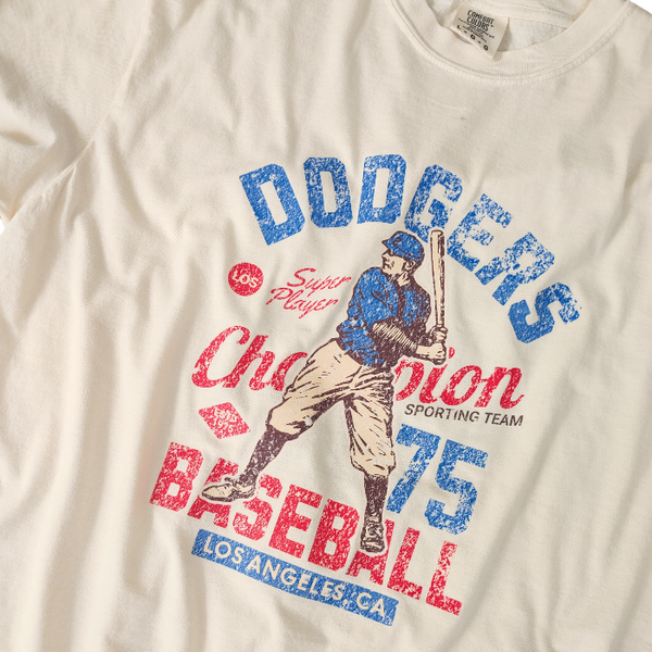 LA dodgers distressed t-shirt