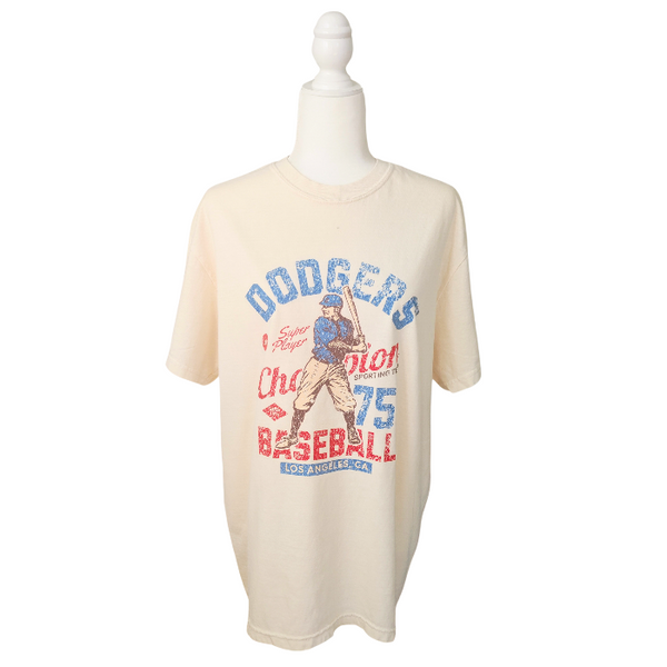 LA dodgers distressed t-shirt