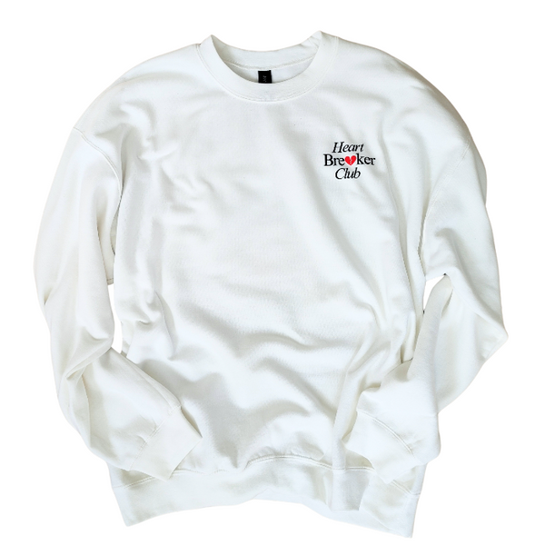 Rock this Heartbreaker Sweatshirt and break hearts with every step. This preppy Women's sweatshirt is not only funny, but also makes for the perfect Valentines Day gift idea. Show off your breakup style with this trendy crewneck - size up for an oversized fit.