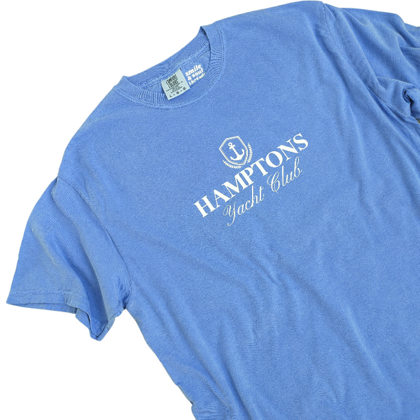 Preppy Flo Blue Hamptons Yacht Club Tshirt