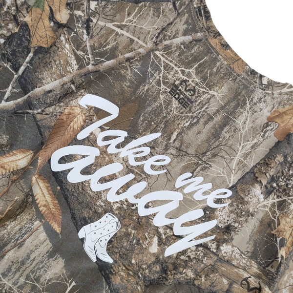 Camo Cowboy Take Me Away Country Music Cowgirl Boots T-Shirt