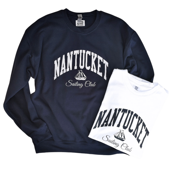 nantucket sailing club t-shirt, sweatshirt and sweatpant 3 piece set