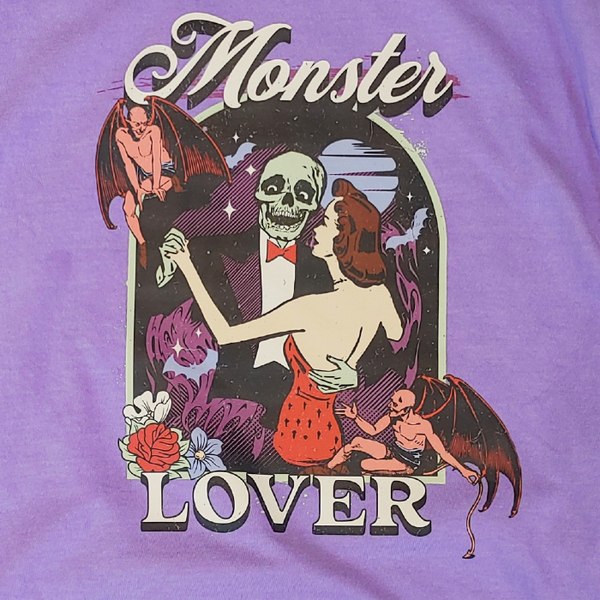 Get ready for spooky season with our vintage-inspired Monster Lover shirt! Perfect for fans of Halloween horror movies, this trendy shirt features a retro Halloween design. Available in both comfort color t-shirts and Gildan crewneck sweatshirts, this shirt is perfect for any Halloween lover. Size up for an oversized fit and make a statement this Halloween!