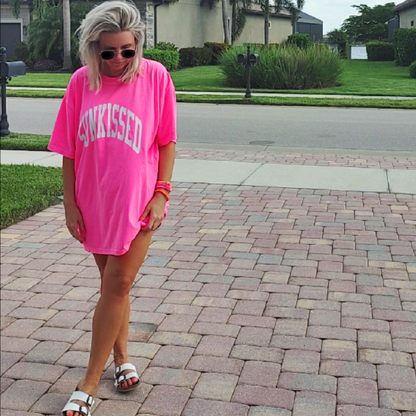 Neon Pink Sunkissed Tshirt