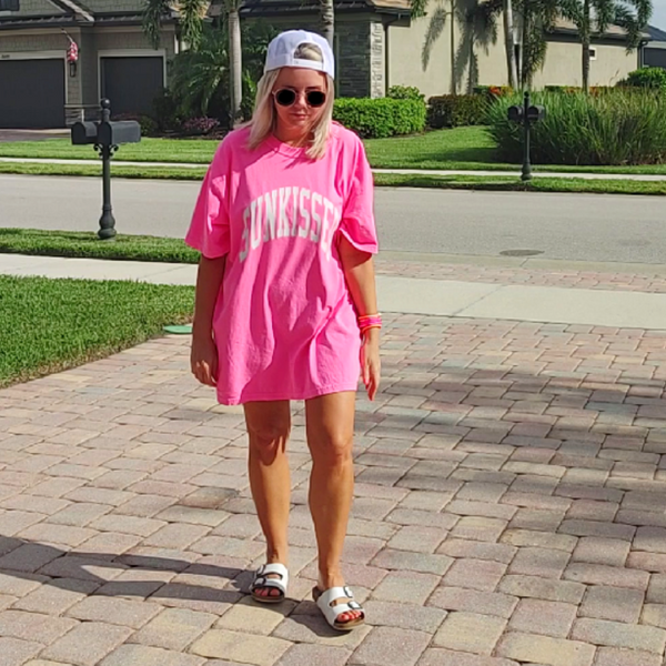 Neon Pink Sunkissed Tshirt