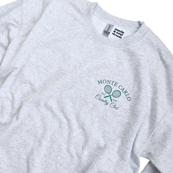 monte carlo tennis country club sweatsuit set