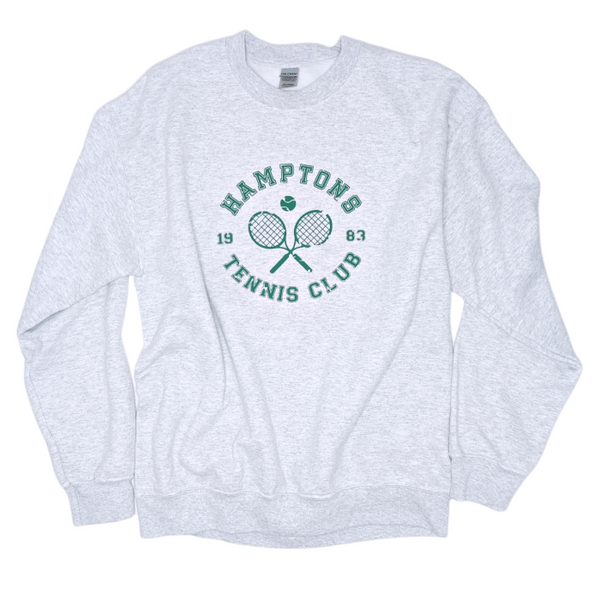 Ash Hampton Tennis Club Preppy Crewneck Sweatshirt & Sweatpant Set