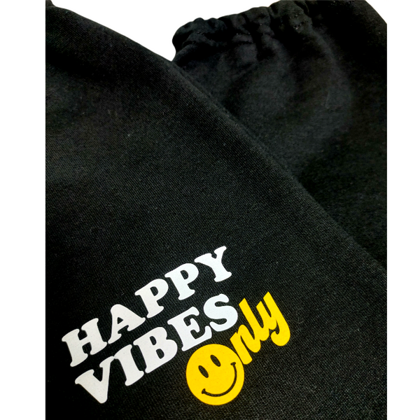 Smiley Face Checkerboard Crewneck Sweatshirt & Sweatpant Set