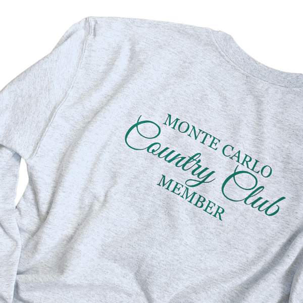 monte carlo tennis country club sweatshirt