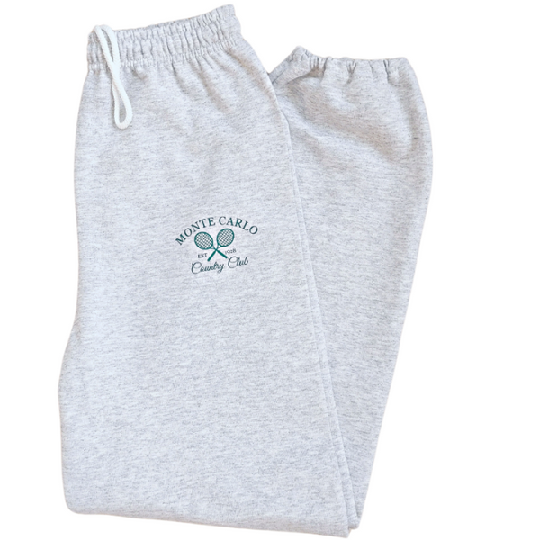 monte carlo tennis country club sweatsuit set