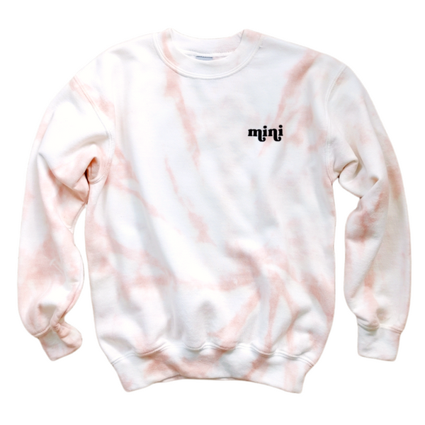 Mama Tan Tie-Dye Smiley Face Raise Them Kind Sweatshirt.