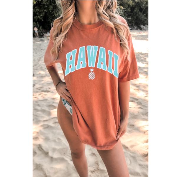 Yam Orange Hawaii Pineapple T-Shirt.