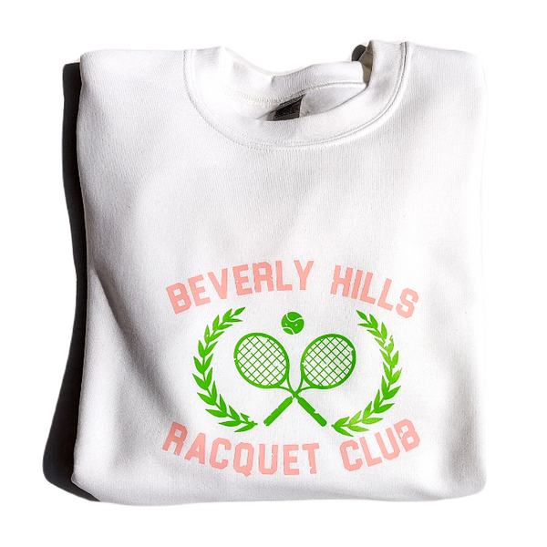 Beverly Hills Racquet Club Crewneck Sweatshirt.