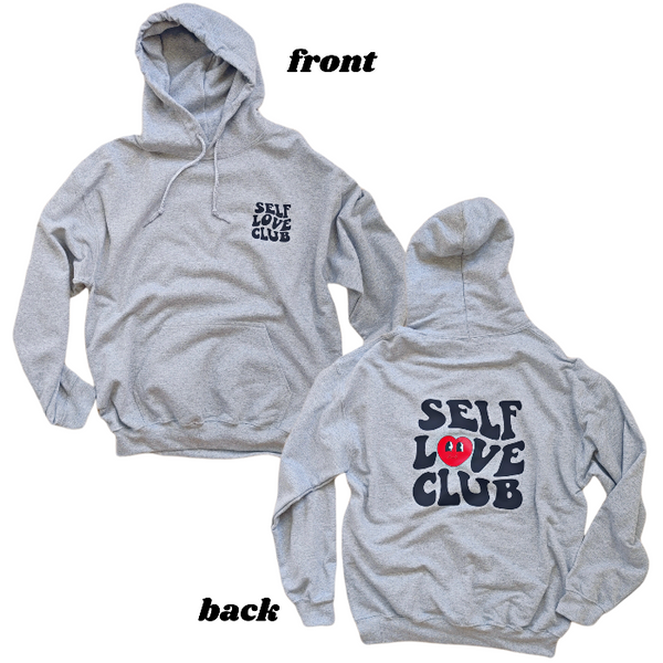 Self Love Club Smiley Heart Hoodie