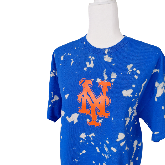 Shop The New York Mets Bleached T-Shirt | Smile & Soul Threads Small