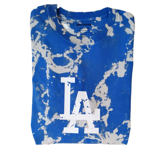 LA Dodgers Bleached Graphic T-Shirt.