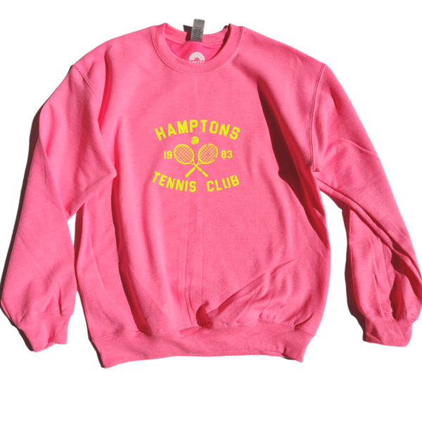 Hamptons Tennis Club Crewneck Sweatshirt.