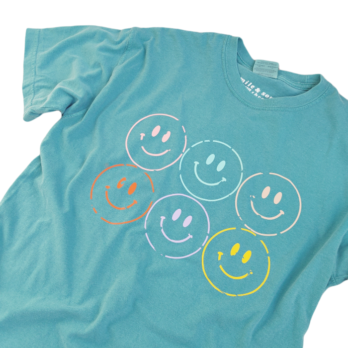 Women's Distressed Smile T-Shirt | Smile & Soul Threads