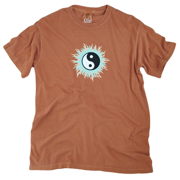 Yin Yang Ring of Fire Graphic T-Shirt.