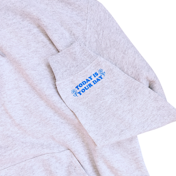 look for something positive teddy bear hoodie