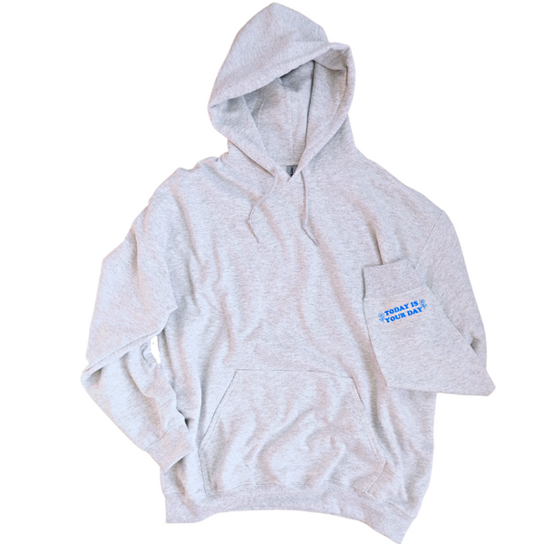 look for something positive teddy bear hoodie