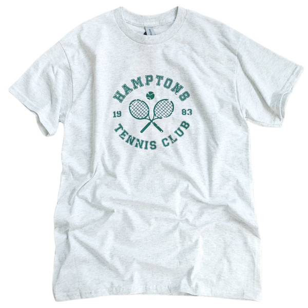 Hamptons Tennis Club distressed oversized t-shirt