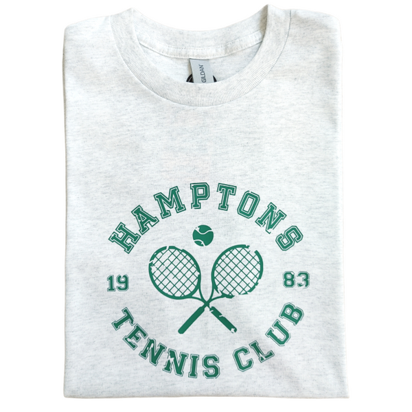 Hamptons Tennis Club distressed oversized t-shirt