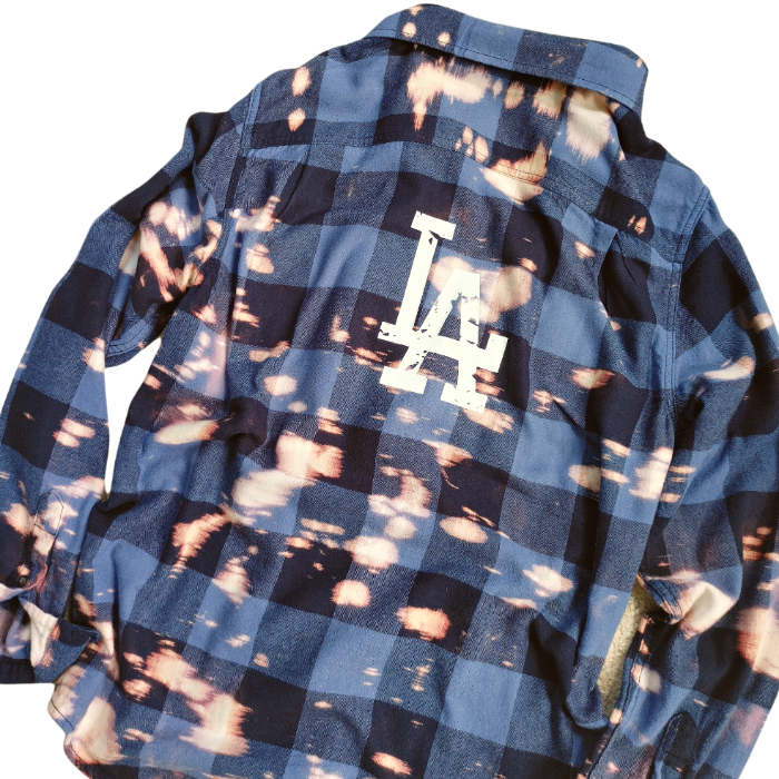Dodgers online flannel shirt