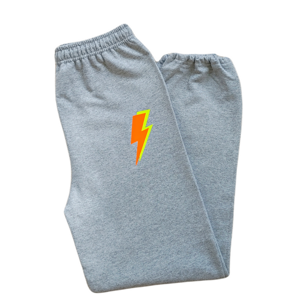 Smiley Face Lightning Bolt Hoodie Sweatsuit Set