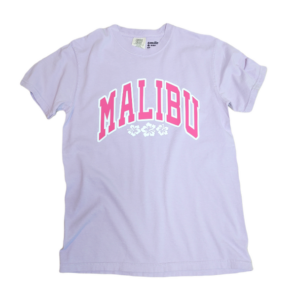 Orchid Purple Malibu California Hibiscus T-Shirt.
