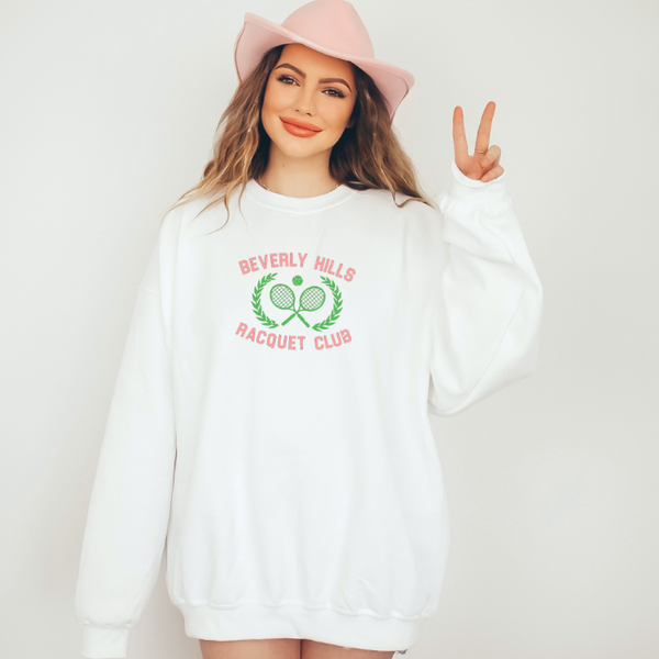 Beverly Hills Racquet Club Crewneck Sweatshirt.