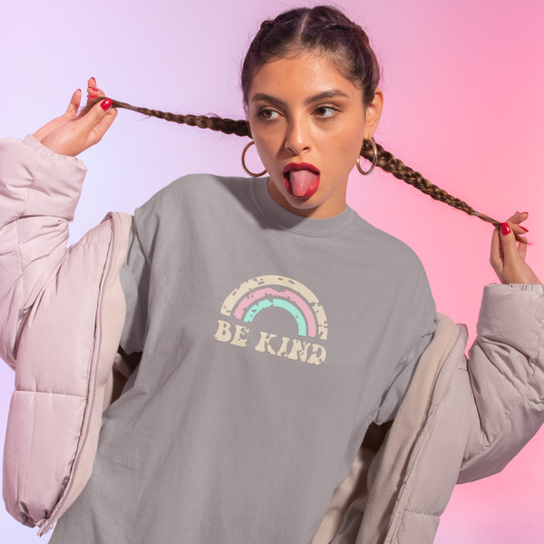 be kind rainbow t-shirt
