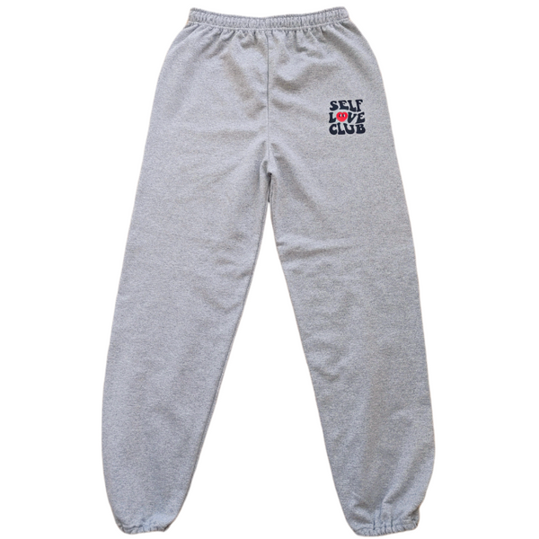 self love smiley heart hoodie sweatsuit set