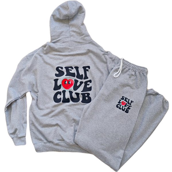 Self Love Club Smiley Heart Hoodie & Sweatpant
