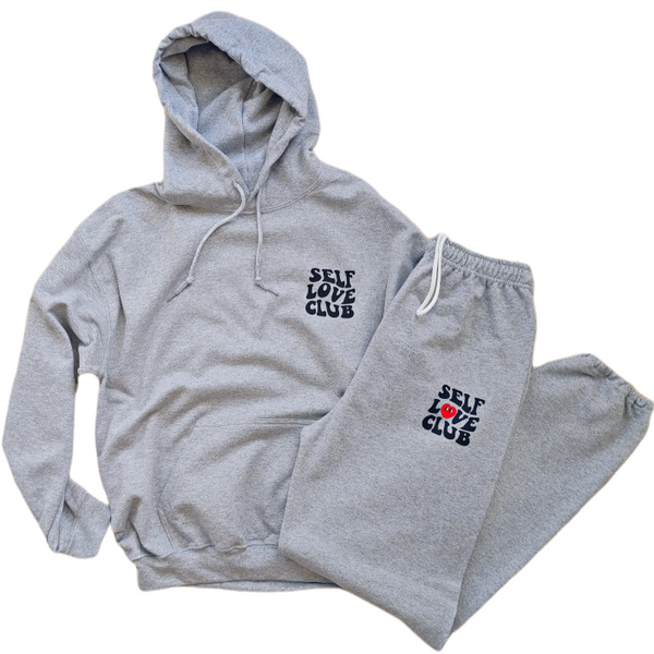Self Love Club Smiley Heart Hoodie and Sweatpant