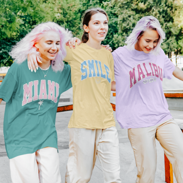 Smiley Face Butter Yellow T-Shirt.