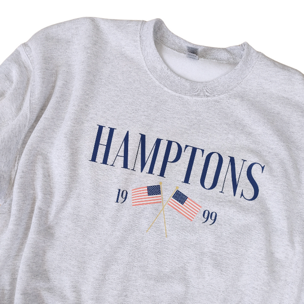 hamptons American flag sweatshirt