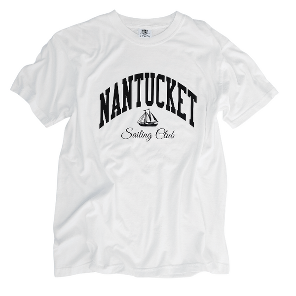 nantucket sailing club t-shirt, sweatshirt and sweatpant 3 piece set