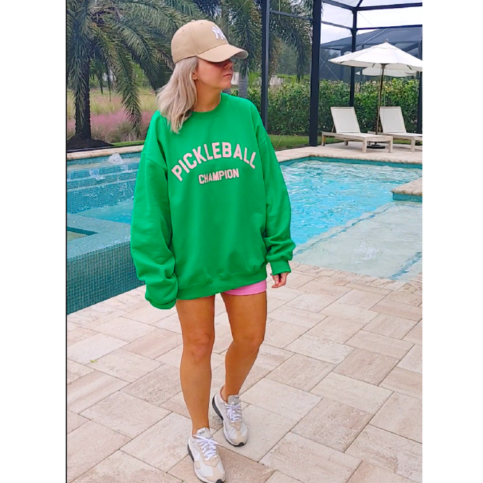 Preppy Pickleball Champion Sweatshirt