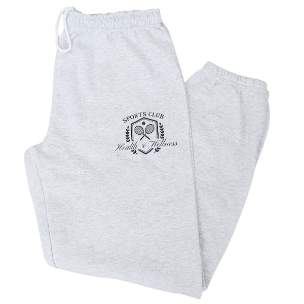 Ash Gray Health and Wellness Sports Club Sweatshirt & Sweatpant Set
