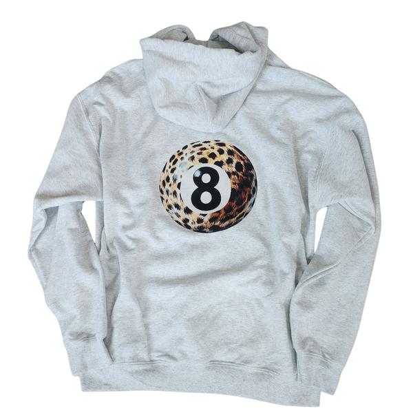 leopard 8 ball hoodie