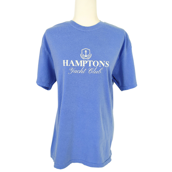 Preppy Flo Blue Hamptons Yacht Club Tshirt
