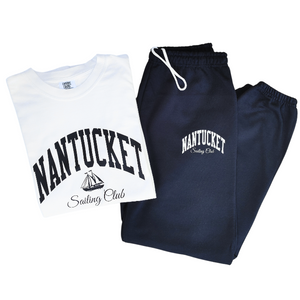 nantucket sailing club t-shirt set