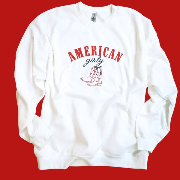 american girly sweatshirt