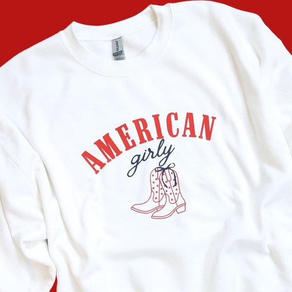 american girly sweatshirt