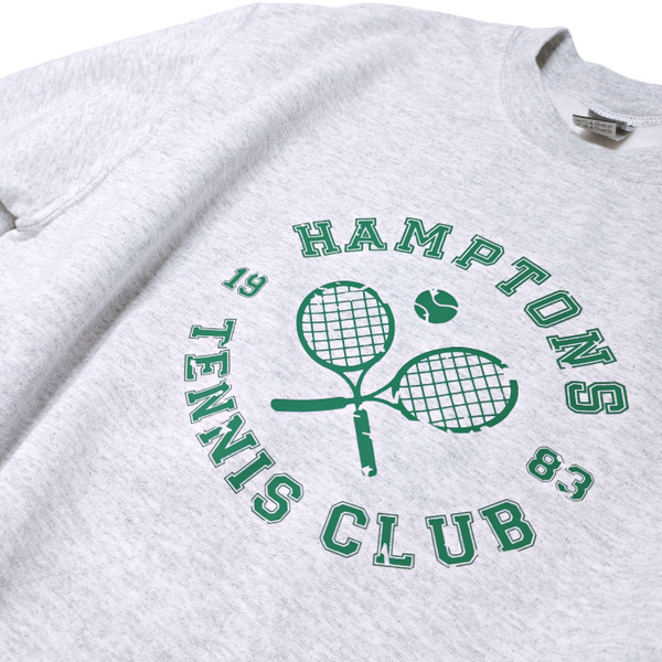 Ash Hampton Tennis Club Preppy Crewneck Sweatshirt & Sweatpant Set