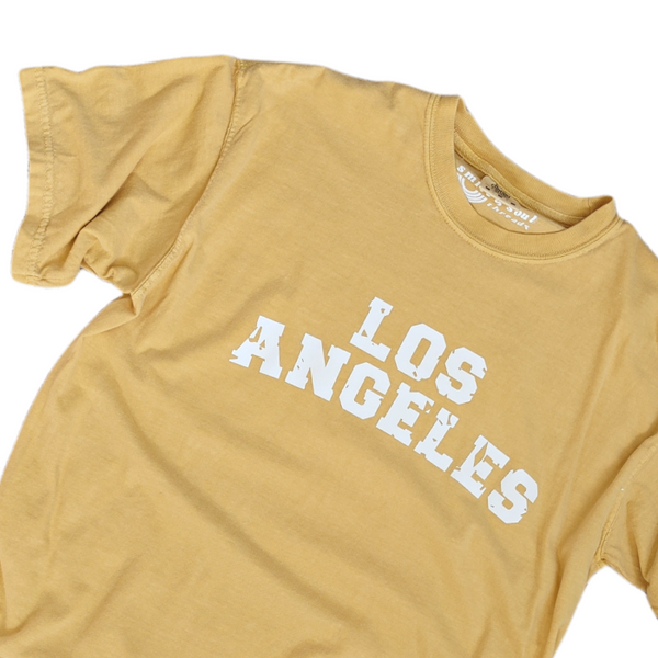 Distressed Los Angeles Graphic T-Shirt.