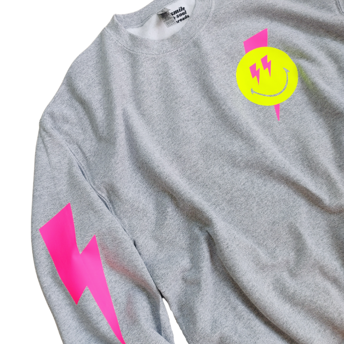 Shop the Smile Lightning Bolt Sweatshirt | Smile & Soul Threads