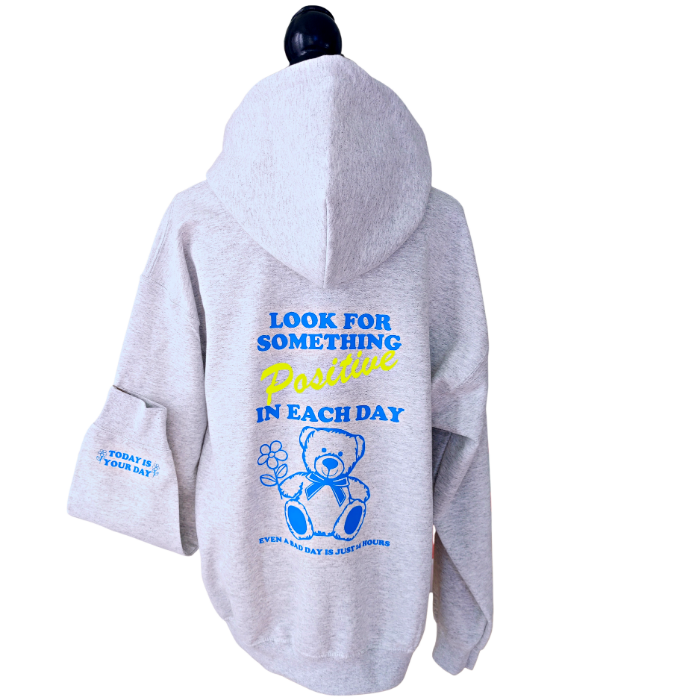 Teddy bear top hoodie new look